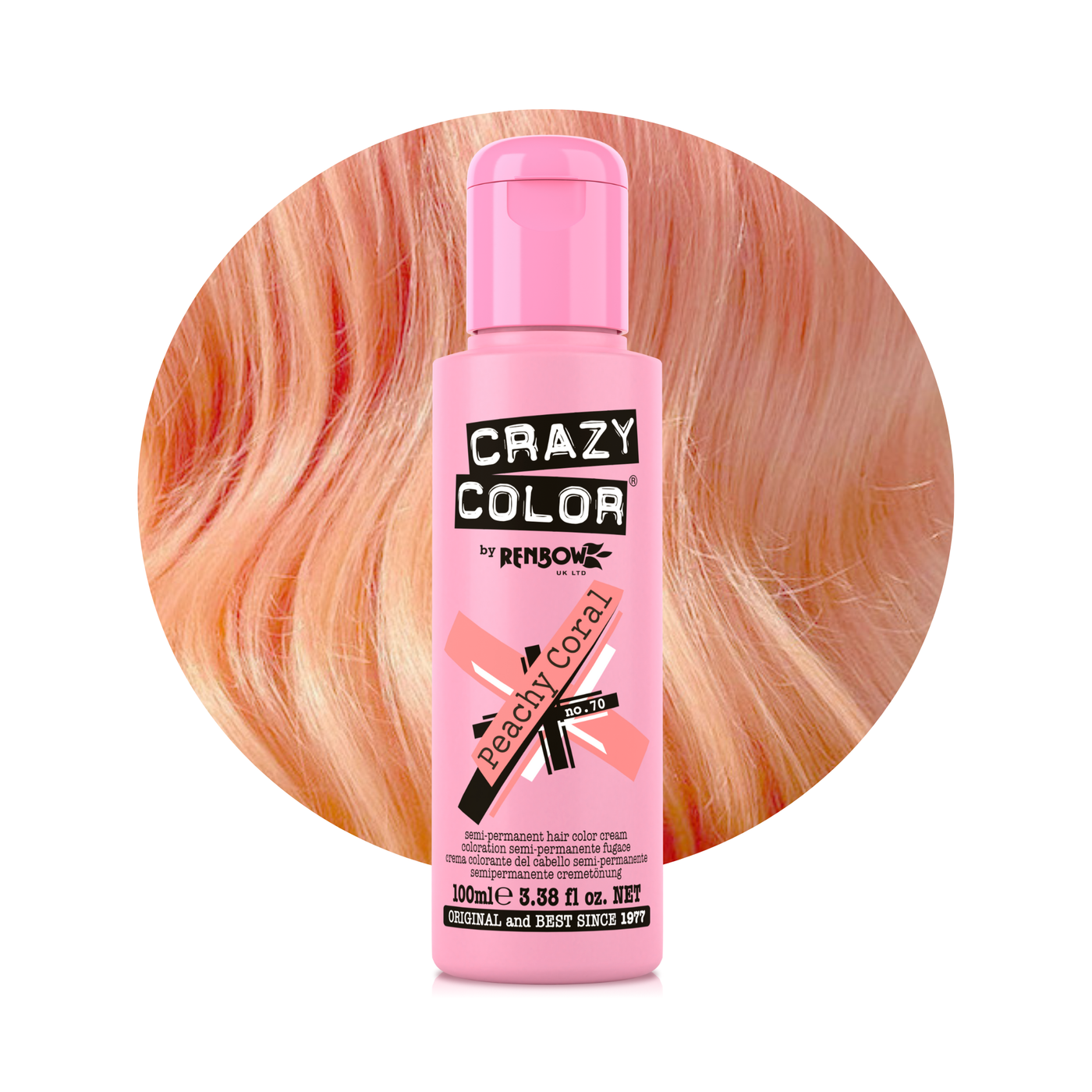 Crazy Color Peachy Coral n. 70 100 ml