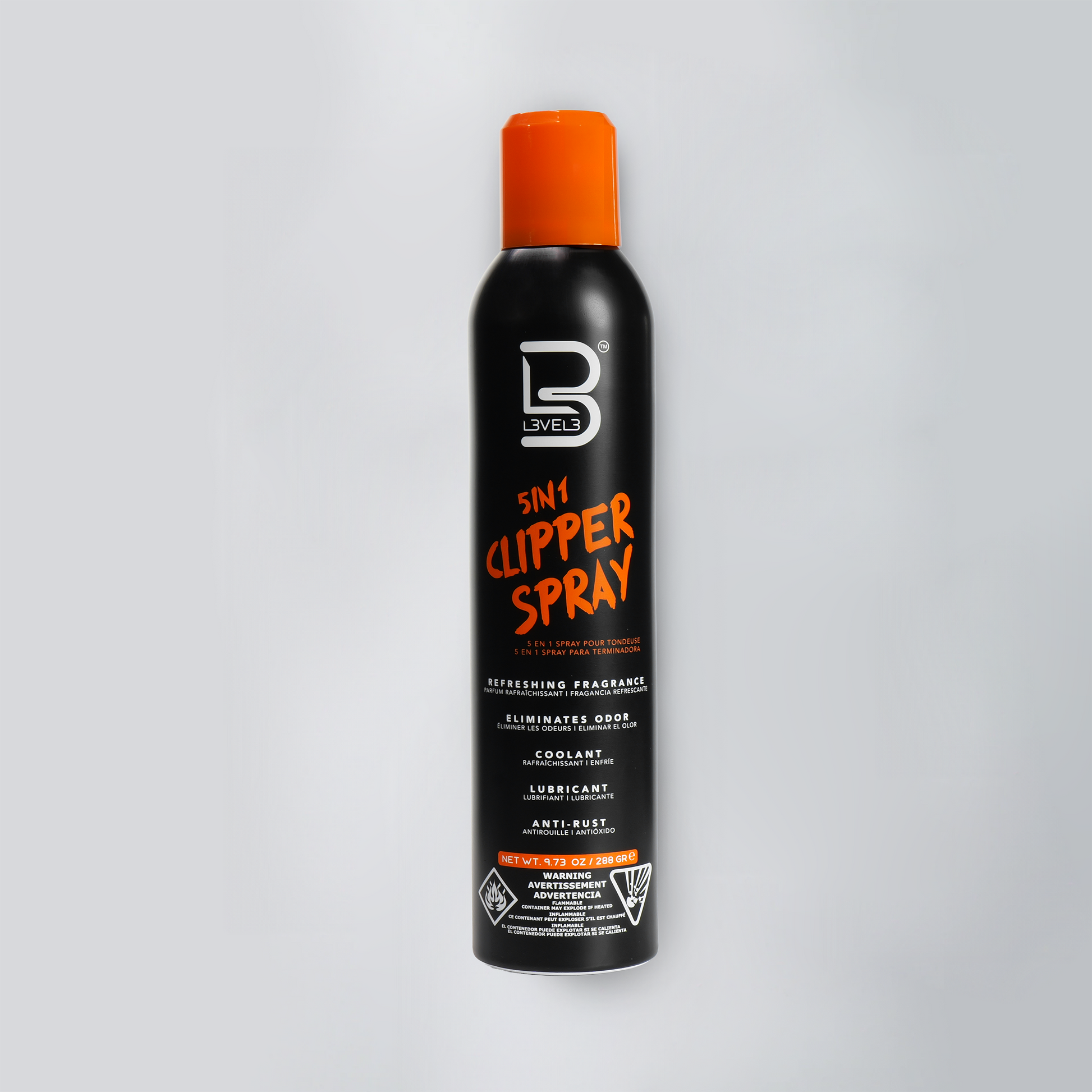 L3VEL3 5-in-1 Clipper Spray, spray per tosatrici 288 g — foto prodotto