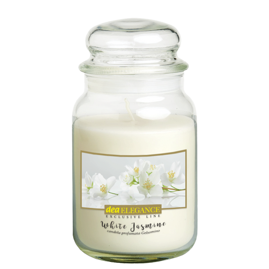 Dea Elegance White Jasmine — candela profumata 500 g