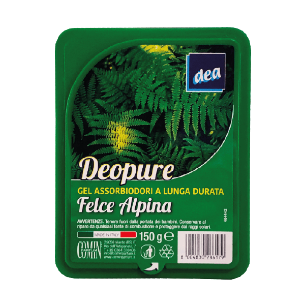 Dea Deo Pure Felce Alpina — gel assorbiodori 150 g