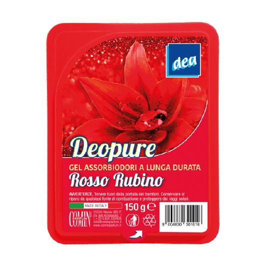 Dea Deo Pure Rosso Rubino — gel assorbiodori 150 g