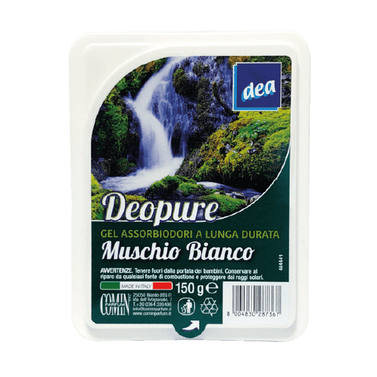 Dea Deo Pure Muschio Bianco — gel assorbiodori 150 g