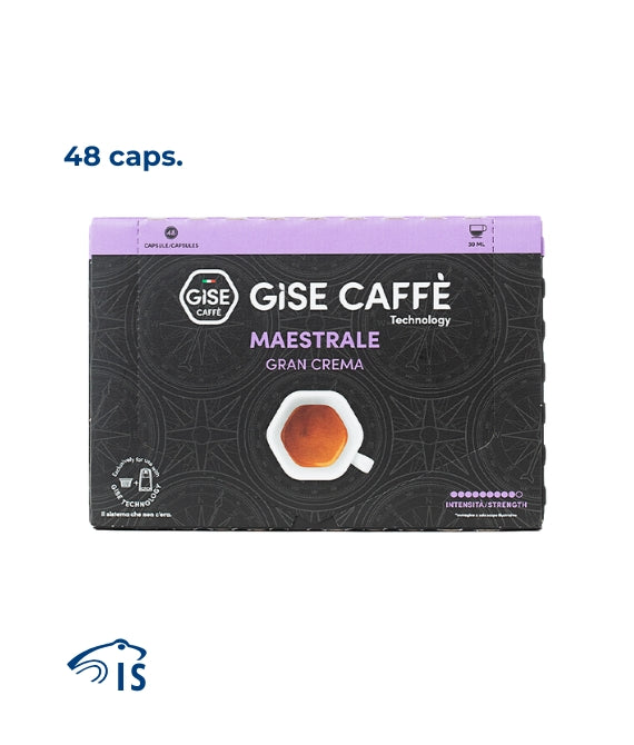 Confezione scorta da 48 capsule originali Gise Caffè Maestrale