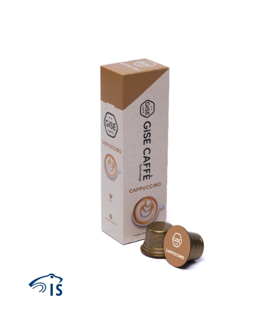 Confezione da 10 capsule Gise Caffè Cappuccino per sistema Gise