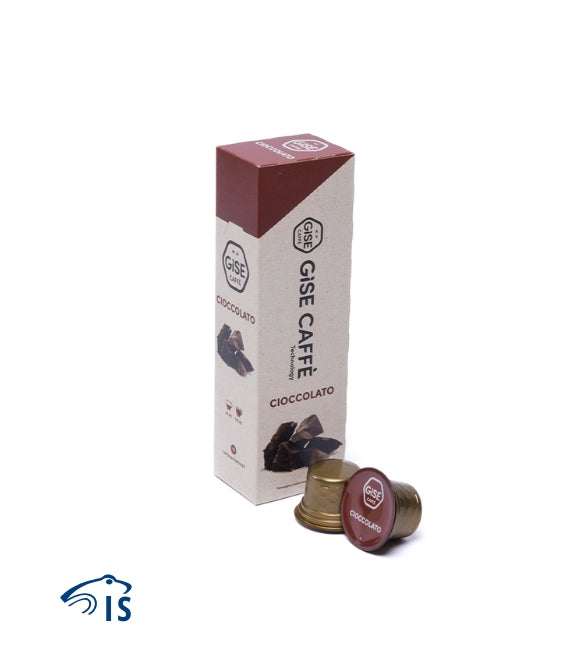 Confezione da 10 capsule Gise Caffè Cioccolato per sistema Gise