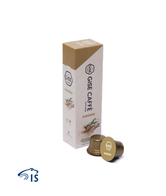 Confezione da 10 capsule Gise Caffè Ginseng per sistema Gise