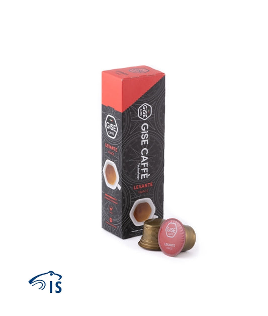 Confezione da 10 capsule Gise Caffè Levante per sistema Gise