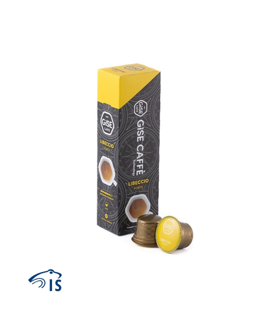 Confezione da 10 capsule Gise Caffè Libeccio per sistema Gise