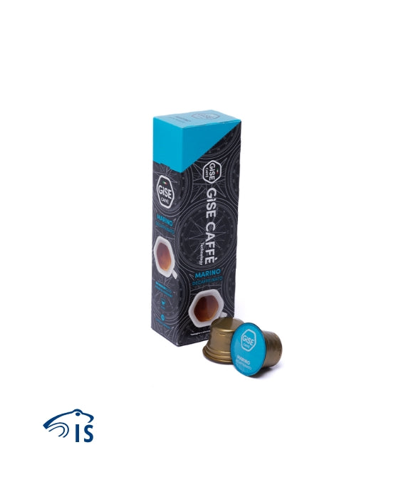 Confezione da 10 capsule Gise Caffè Marino Decaffeinato per sistema Gise