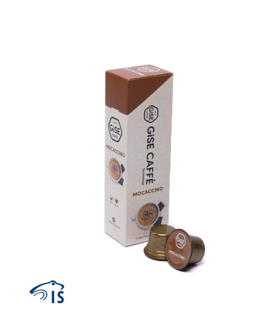 Confezione da 10 capsule Gise Caffè Mocaccino per sistema Gise