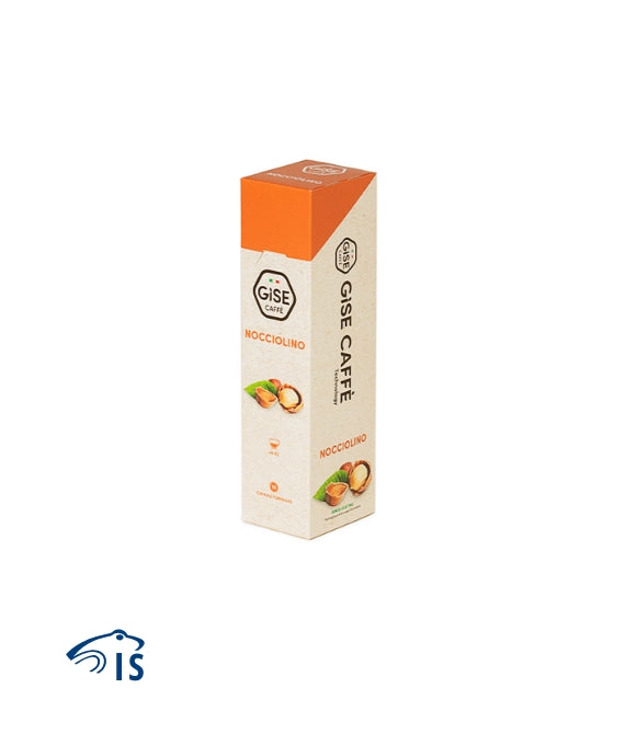 Confezione da 10 capsule Gise Caffè Nocciolino per sistema Gise