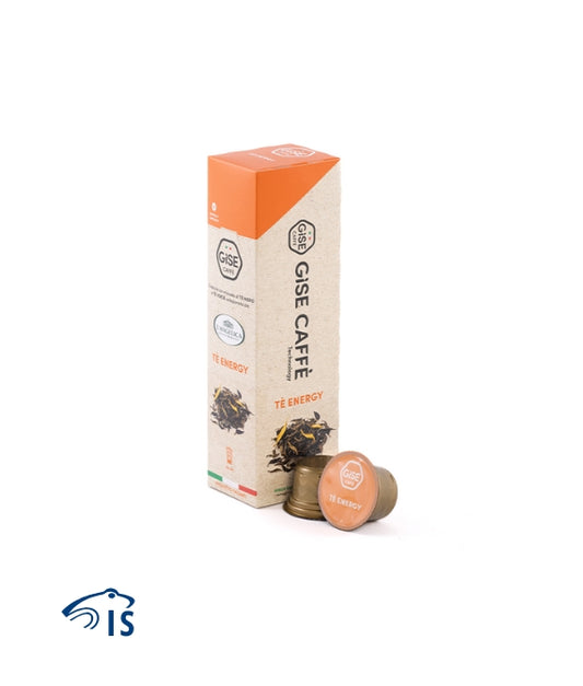 Confezione da 10 capsule Gise Tisana Tè Energy selezionata da L'Angelica