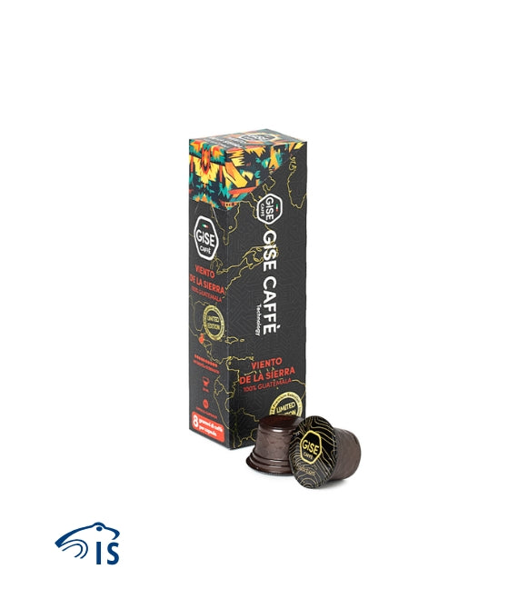 Confezione da 10 capsule Gise Caffè Viento de la Sierra 100% Guatemala