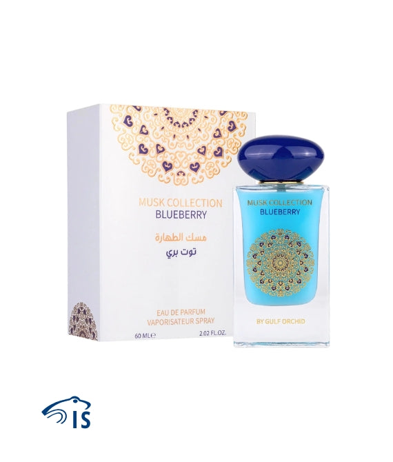 Flacone di Gulf Orchid Musk Collection Blueberry Eau de Parfum da 60 ml