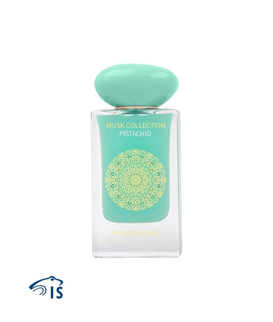 Flacone di Gulf Orchid Musk Collection Pistacchio Eau de Parfum da 60 ml