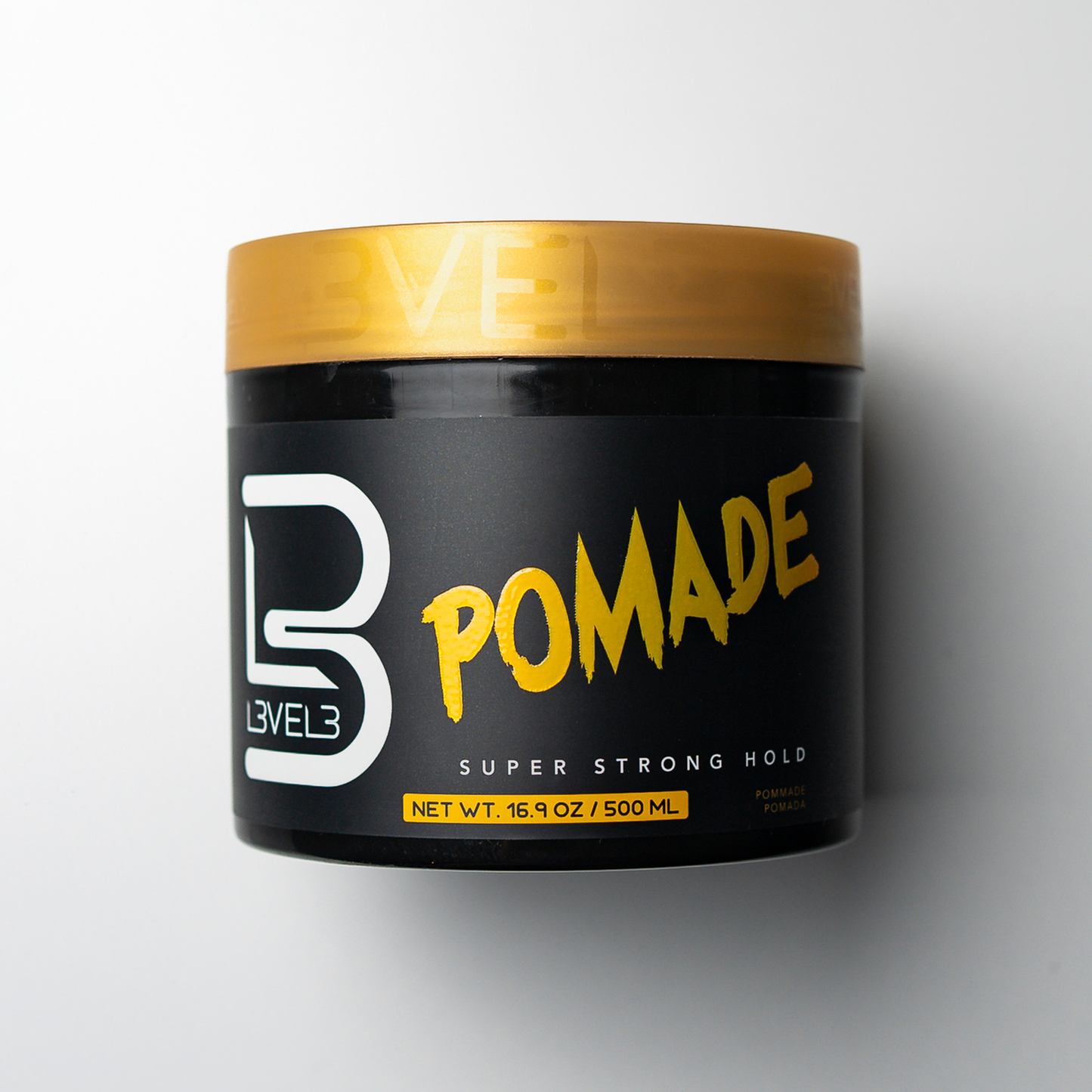L3VEL3 Pomade, pomata capelli High Shine — formato 500 ml