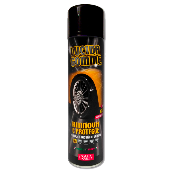 Lucida Gomme 400 ml — spray lucidante per pneumatici