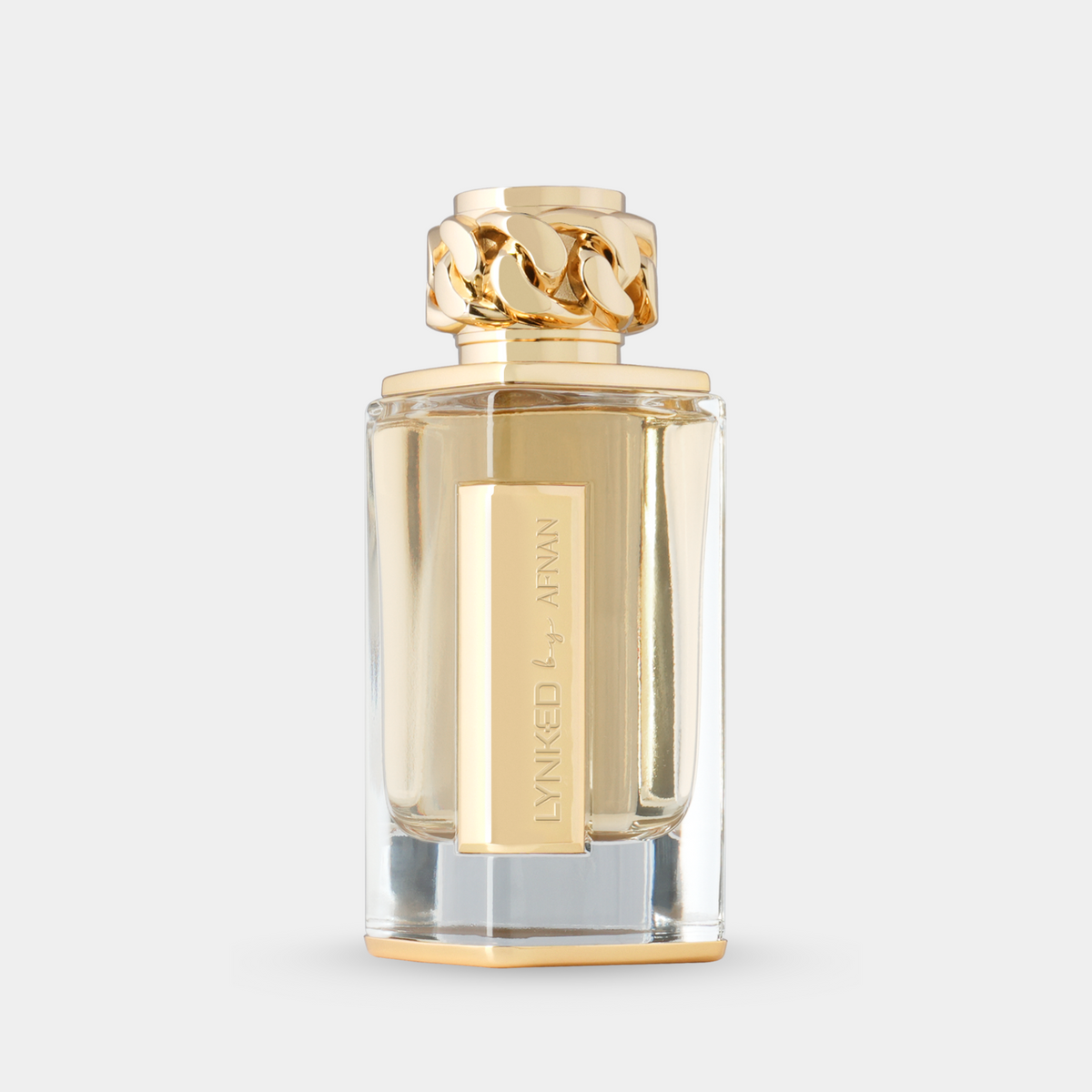 Flacone di Afnan Lynked Forever Gold Eau de Parfum da 100 ml
