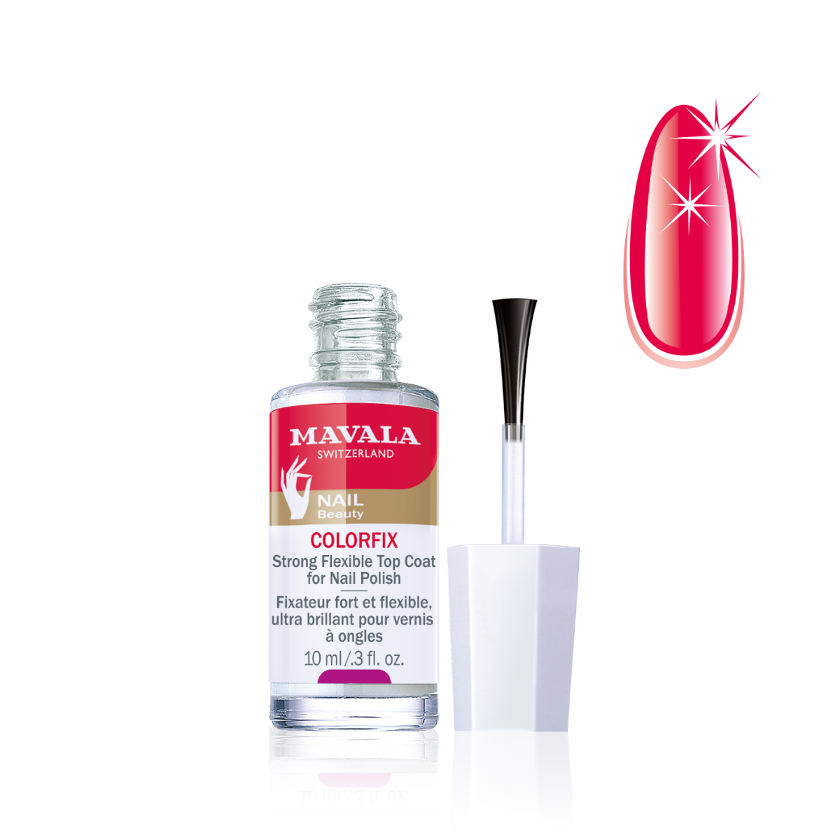 Flacone Mavala Colorfix top coat fissatore ultra brillante 10 ml