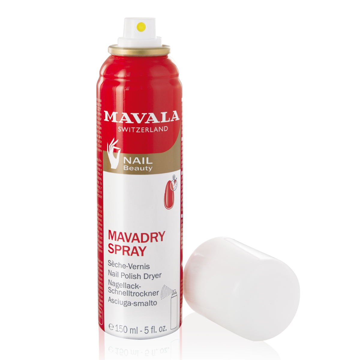 Flacone spray Mavala Mavadry asciuga smalto 150 ml