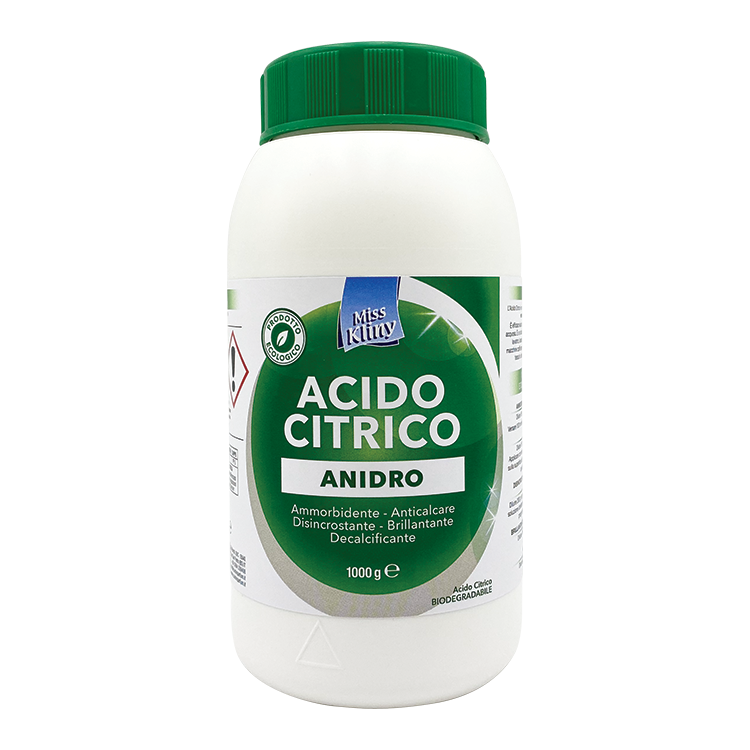 Miss Kliny Acido Citrico Anidro 1000 g — anticalcare naturale in polvere