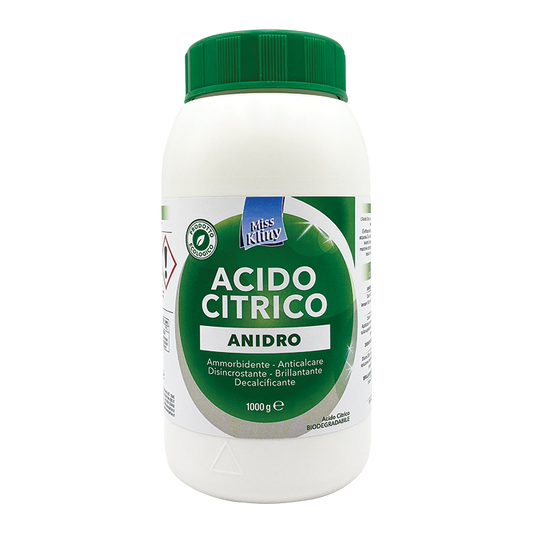 Miss Kliny Acido Citrico Anidro 1000 g — anticalcare naturale in polvere