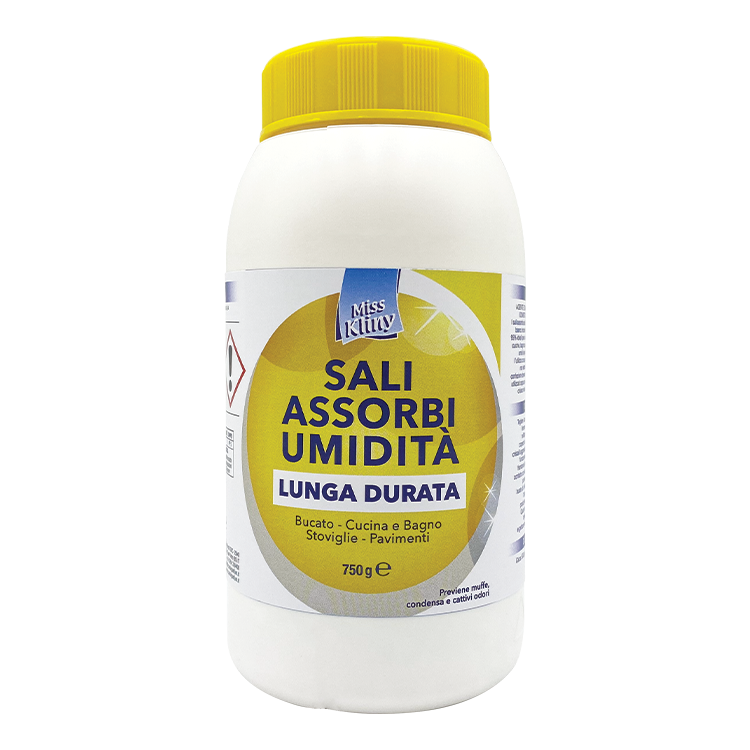 Miss Kliny Sali Assorbi Umidità 750 g — ricarica per deumidificatori