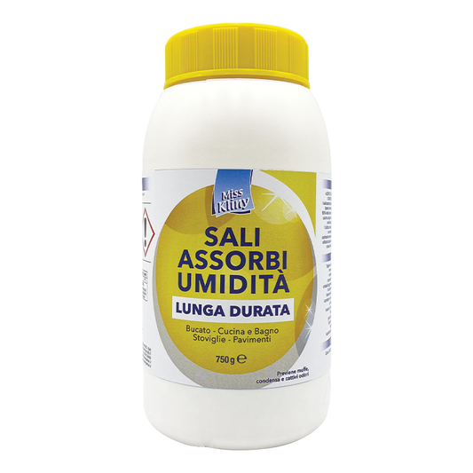 Miss Kliny Sali Assorbi Umidità 750 g — ricarica per deumidificatori