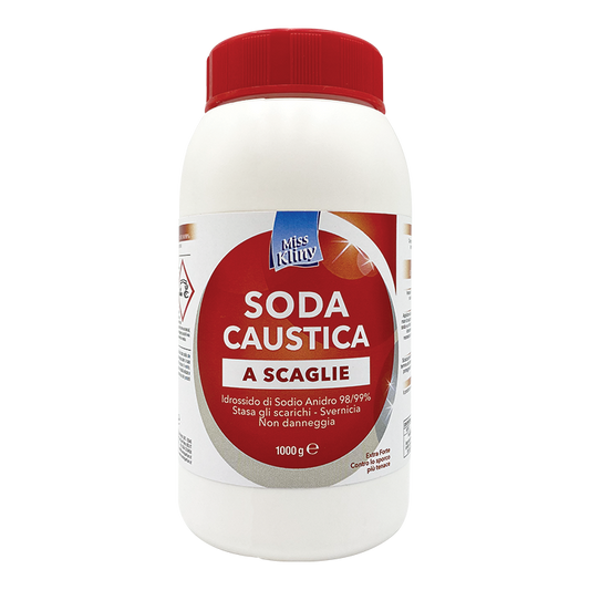Miss Kliny Soda Caustica a Scaglie 1000 g — disgorgante per scarichi
