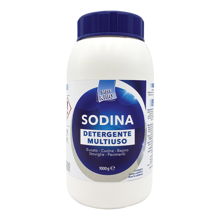 Miss Kliny Sodina Detergente Multiuso 1000 g — carbonato di sodio per pulizie