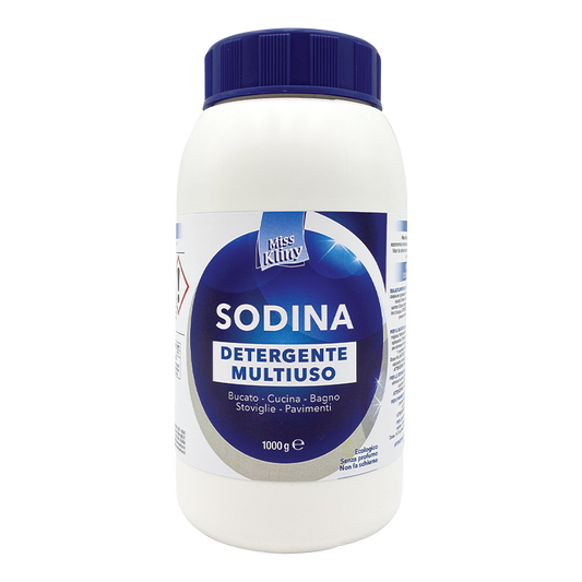 Miss Kliny Sodina Detergente Multiuso 1000 g — carbonato di sodio per pulizie
