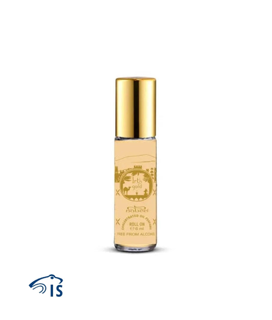 Roll-on da 6 ml di olio profumato Nabeel Itrh Gold