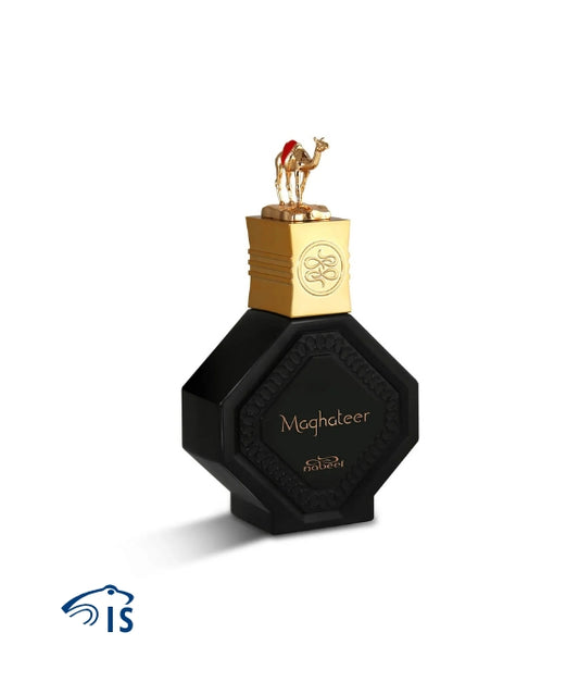 Flacone ottagonale nero di Nabeel Maghateer Eau de Parfum da 100 ml