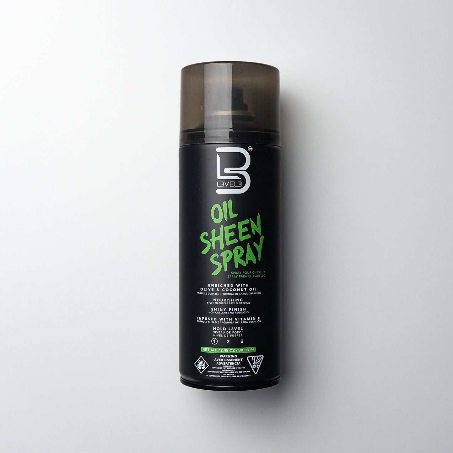 L3VEL3 Oil Sheen Spray, spray lucidante 383 g — foto prodotto
