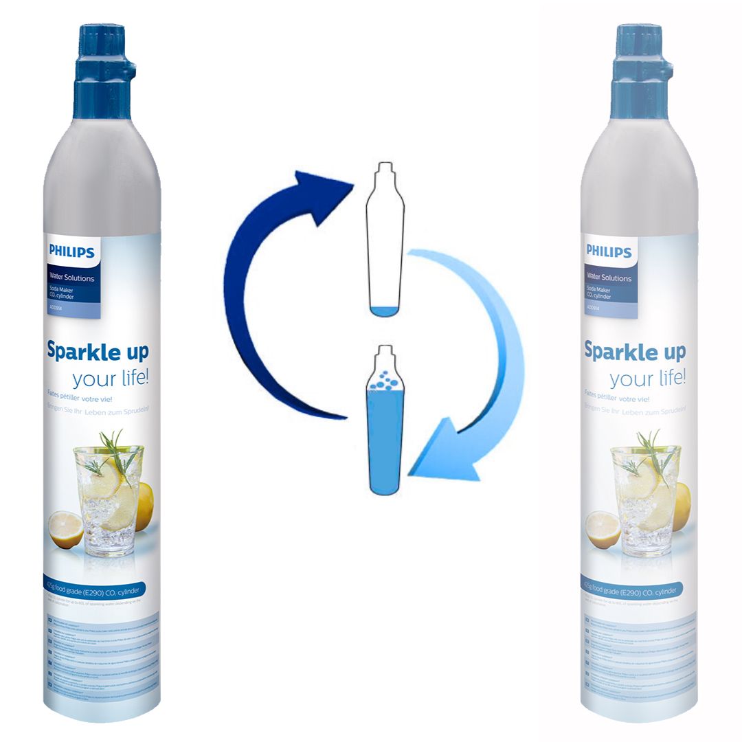 Philips ricarica Co2 gasatore Acqua Frizzante compatibile Sodastream Acqui Terme 