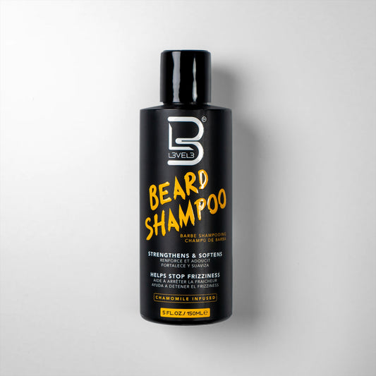 L3VEL3 Beard Shampoo, shampoo da barba alla camomilla 150 ml — foto prodotto