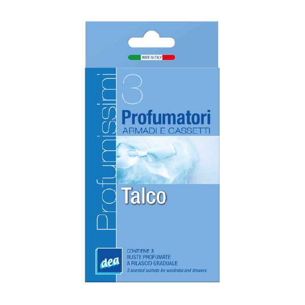 Dea Profumissimi Talco — profumatori per armadi, 3 bustine