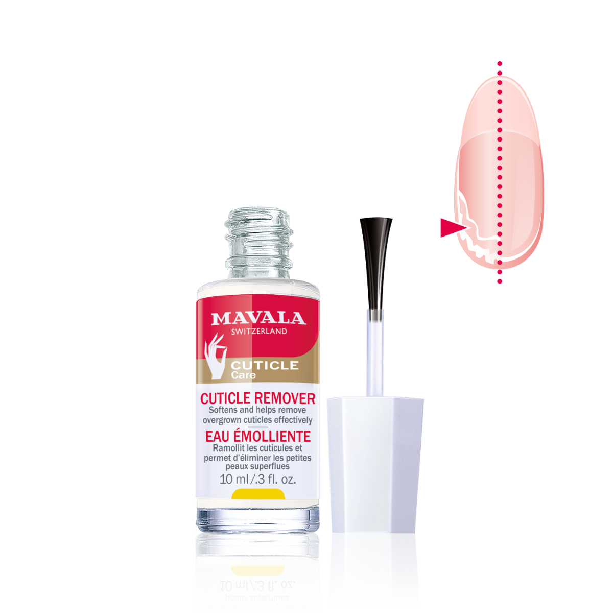 Flacone Mavala Eau Emolliente ammorbidente cuticole 10 ml