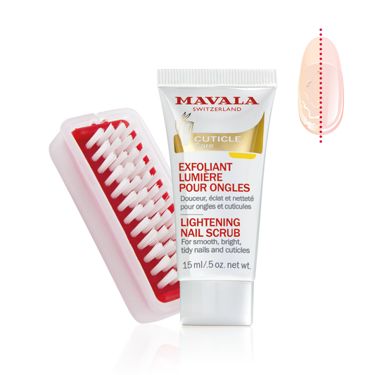 Tubo Mavala Masque Exfoliant Lumière esfoliante illuminante per unghie 15 ml