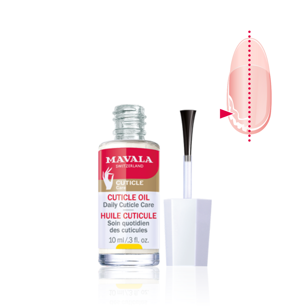 Flacone Mavala Olio Cuticole nutriente 10 ml