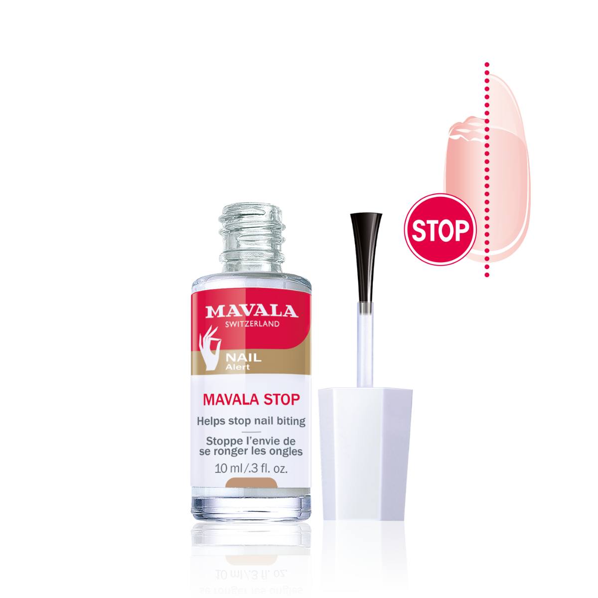 Flacone Mavala Stop trattamento amaro contro onicofagia 10 ml