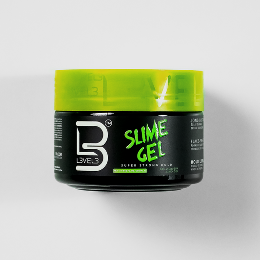 L3VEL3 Slime Gel, gel capelli tenuta forte Long Lasting Shine — formato 250 ml