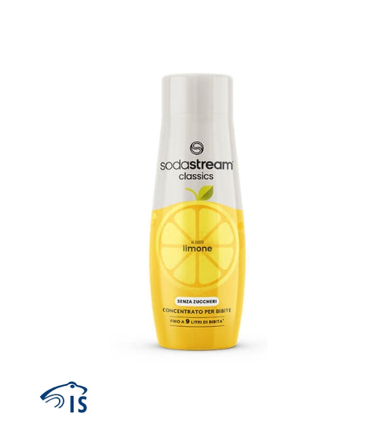 Bottiglia di concentrato SodaStream gusto limone da 440 ml