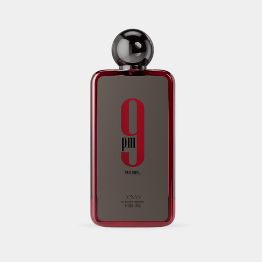 Flacone di Afnan 9 PM Rebel Eau de Parfum da 100 ml
