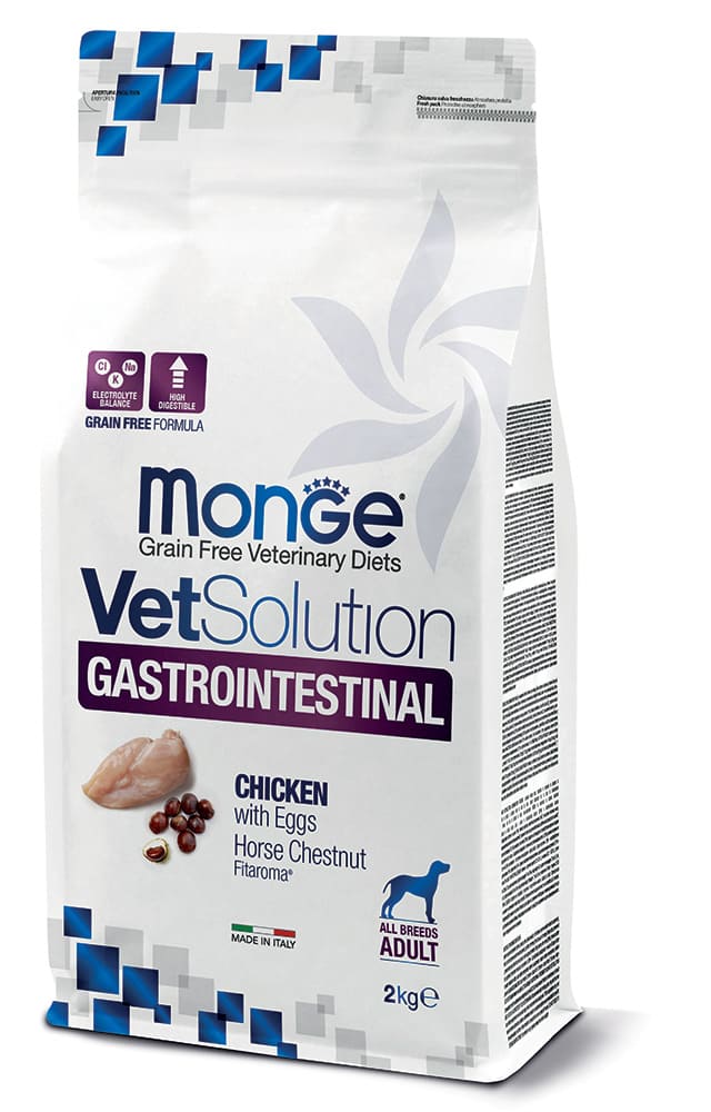 Monge VetSolution Gastrointestinal Adult Canine — sacco da 12 kg