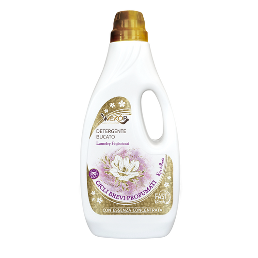 Wexor Detergente Bucato Cicli Brevi Rosa e Peonia 1,5 litri