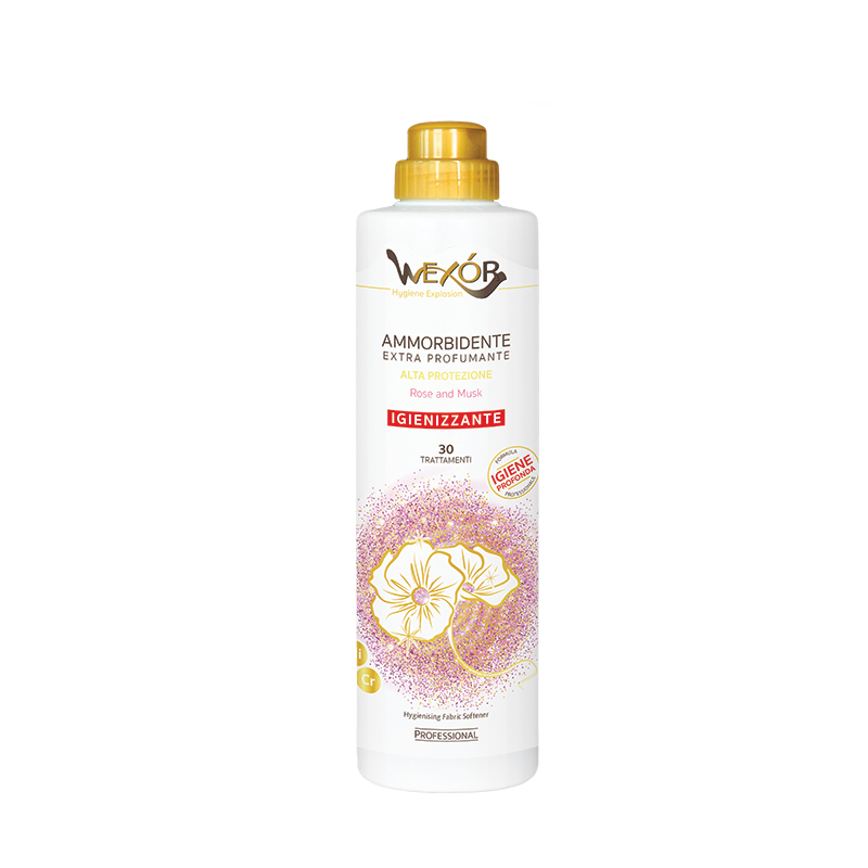 Wexor Ammorbidente Igienizzante Rose & Musk 750 ml