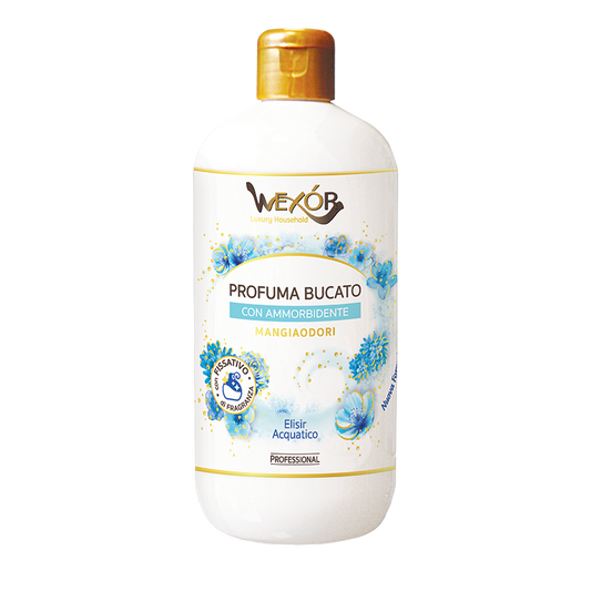Wexor Profuma Bucato con Ammorbidente Elisir Acquatico 500 ml