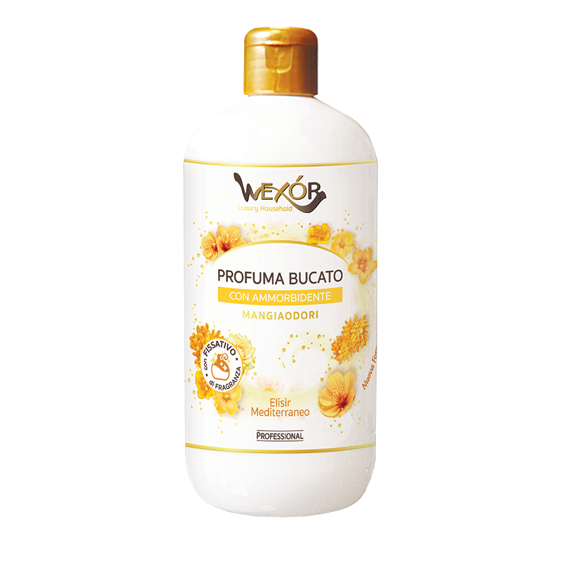 Wexor Profuma Bucato con Ammorbidente Elisir Mediterraneo 500 ml