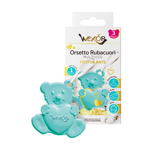 Wexor Orsetto Rubacuori profumatore multiuso 3 pezzi